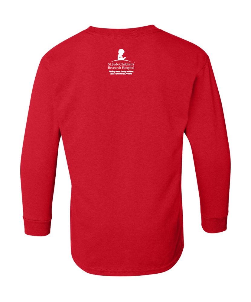 Primary image St. Jude HOPE Youth Long Sleeve Tee or Coverall - Red